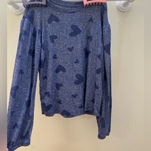 GIRLS M 7/8 CAT & JACK LONG SLEEVE TEE